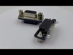 D-sous VGA 15 Pin Female Connector Slim 3 rangées pour la carte PCB 90 degrés